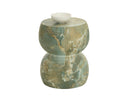 Marble Look Jade Onyx End Table Gemina by Matho Sun