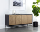 Black / Champagne Gold Sideboard Algarve by Matho Sun, view 5