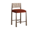 Dark Bronze Meg Rust / Terri Nutmeg Counter Stool Bayard by Matho Sun