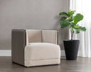 Meg Taupe / Porcini Taupe Armchair Sierra by Matho Sun, view 5
