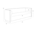 Abbington Black / Hobbes Night Sofa Larron by Matho Sun, view 5