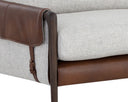 Brown Vault Fog / Bravo Cognac Sofa Mauti by Matho Sun, view 5
