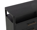Black Nightstand Danette by Matho Sun, view 5