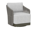 Warm Grey Gracebay Light Grey Armchair Allariz Swivel by Matho Sun