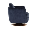 Bergen Navy Lounge Chair Gilley Swivel by Matho Sun, view 3