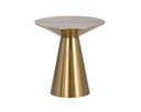 Yellow Gold End Table Carmel by Matho Sun, view 2