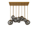 Rectangular Chandelier Dionis by Matho Sun, view 3