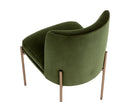 Antique Brass Forest Green Dining Chair Richie by Matho Sun, view 5
