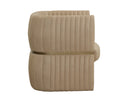 Sahara Sand Leather Lounge Chair Tryor by Matho Sun, view 3