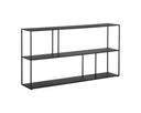Large Black Bookcase Eiffel Low by Matho Sun, view 2