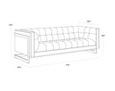 Abbington Black Sofa Ekon by Matho Sun, view 8