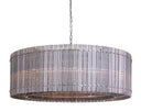 Large Nickel Smoke Grey Chandelier Kore by Matho Sun