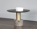 Gold Grey Marble / Charcoal Grey Coffee Table Monaco by Matho Sun, view 3