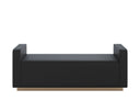 Maven Black Bench Odette by Matho Sun, view 2
