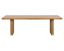 Rectangular Rustic Oak 96" Dining Table Kalla by Matho Sun, view 2