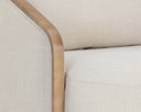 Effie Linen Lounge Chair Tasia Swivel by Matho Sun, view 6