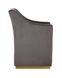 Piccolo Pebble Dining Armchair Zane Wheeled by Matho Sun, view 2