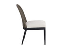 Black Louis Cream Dining Chairs set of 2 Calandri by Matho Sun, view 3