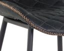 Antique Black Counter Stools set of 2 Lyla by Matho Sun, view 4