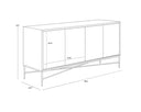 Grey Sideboard Algarve by Matho Sun, view 6