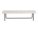 Chacha Cream Bench Casimir by Matho Sun, view 3