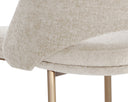 Bergen Taupe Dining Chairs set of 2 Radella by Matho Sun, view 7