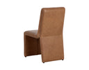 Marseille Camel Leather Dining Chair Cascata by Matho Sun, view 8
