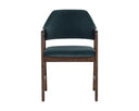 Smoke Acacia Meg Dusty Teal Dining Armchair Milton by Matho Sun, view 2