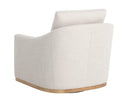 Effie Linen Lounge Chair Corbin Swivel by Matho Sun, view 4