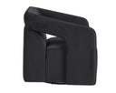 Abbington Black Lounge Chair Kendrick Swivel by Matho Sun, view 3