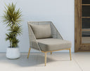 Palazzo Taupe Lounge Chair Andria by Matho Sun, view 5