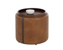 Tobacco Tan / Autumn Chestnut Storage Ottoman Borelli by Matho Sun, view 2