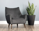 Polo Club Kohl Grey / Abbington Black Lounge Chair Sorrel by Matho Sun, view 5