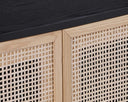 Small Gold Black/Natural Sideboard Avida by Matho Sun, view 6