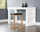 Champagne Gold Onyx Counter Stools set of 2 Boone by Matho Sun, view 6