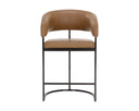 Gunmetal Milliken Cognac Counter Stool Marris by Matho Sun, view 2