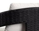 Black Louis Cream Dining Armchair Pylos by Matho Sun, view 8