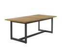 Natural 83" To 107" Dining Table Geneve Extension by Matho Sun