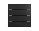 Square Black 32" Bistro Table Merano by Matho Sun, view 4