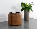 Tobacco Tan / Autumn Chestnut Storage Ottoman Borelli by Matho Sun, view 6
