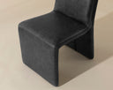 Marseille Black Leather Dining Chair Cascata by Matho Sun, view 7
