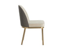 Meg Taupe / Porcini Taupe Dining Chairs set of 2 Lavania by Matho Sun, view 3