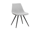 Black Belfast Heather Grey / Rosemary Dining Chair Lipa by Matho Sun