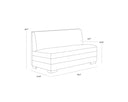 Milliken Cognac Banquette Radcliff by Matho Sun, view 7