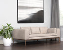Bali Bone Leather Sofa Burr by Matho Sun, view 4