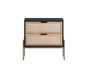 Gold Black/Natural Nightstand Avida by Matho Sun, view 2