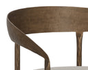 Zenith Taupe Grey Dining Armchair Zanatta by Matho Sun, view 6