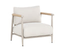 Greige Palazzo Cream Lounge Chair Muros by Matho Sun
