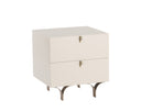 Small Cream Nightstand Celine by Matho Sun