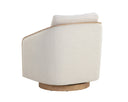 Effie Linen Lounge Chair Tasia Swivel by Matho Sun, view 4
